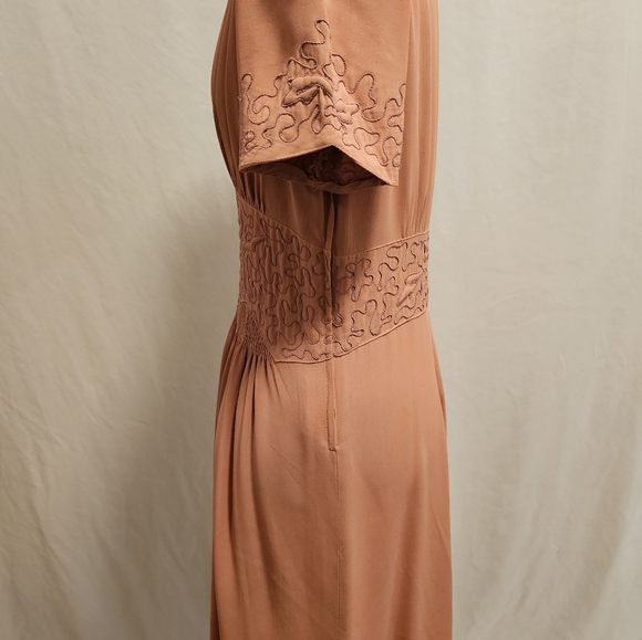 Vintage Dusty Rose Colored Dress - Picture 5 of 7